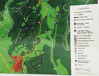 Wanderwegekarte Katzenbach Detail